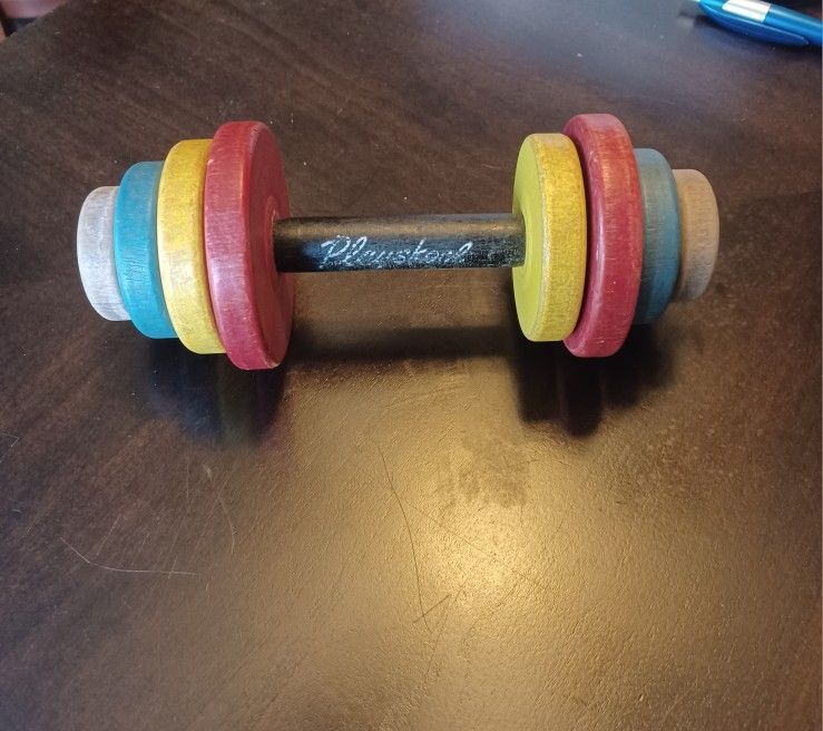 Vintage PLAYSKOOL Dumbbell Toy