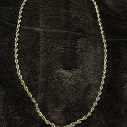 Solid Gold Rope Chain 