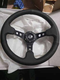 NRG leather steering wheel and full NRG quick release