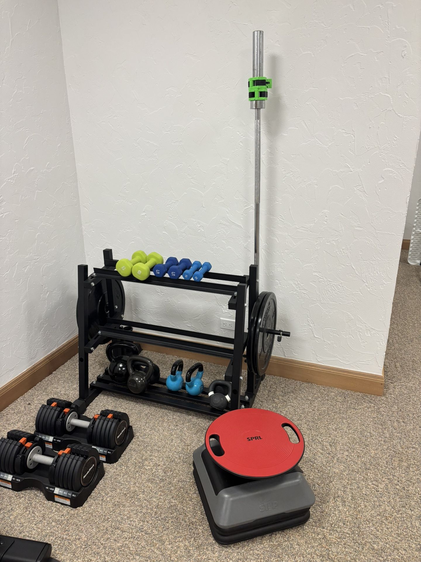 Gym equipment: Weight Rack & Accessories