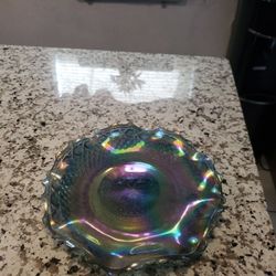 Vintage carnival glass Indiana glass