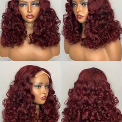 Burgundy bouncy Curl 