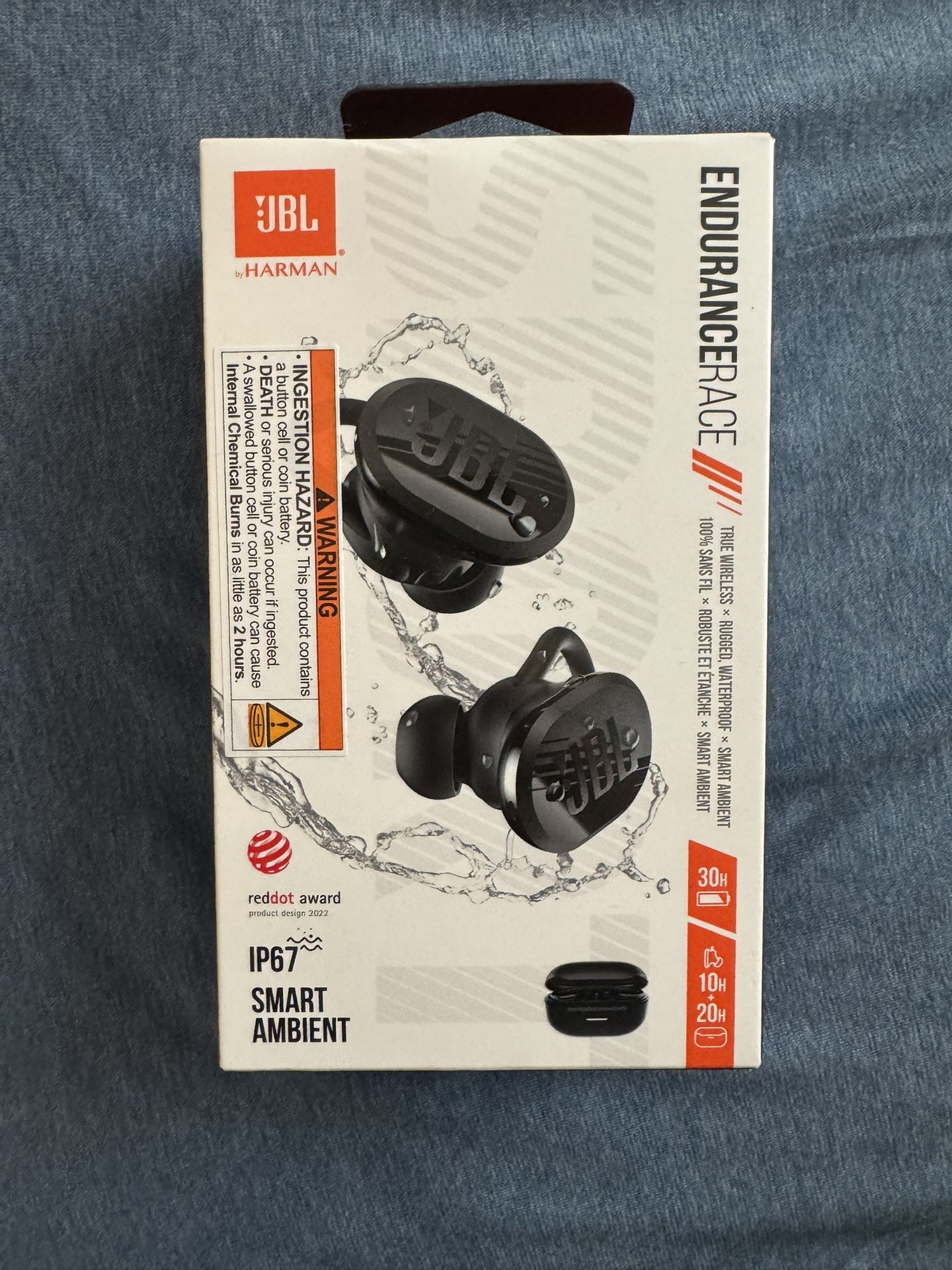 JBL Wireless Waterproof Earbuds - Brand New