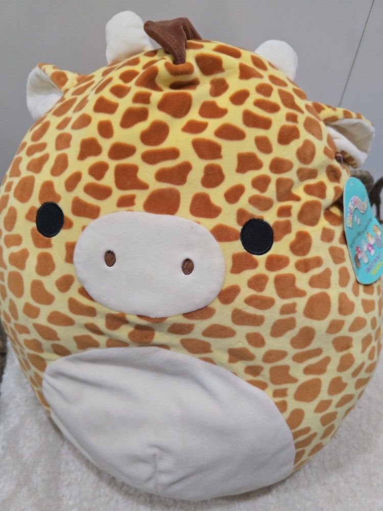 NEW LARGE GIRAFFE SOFT PILLOW