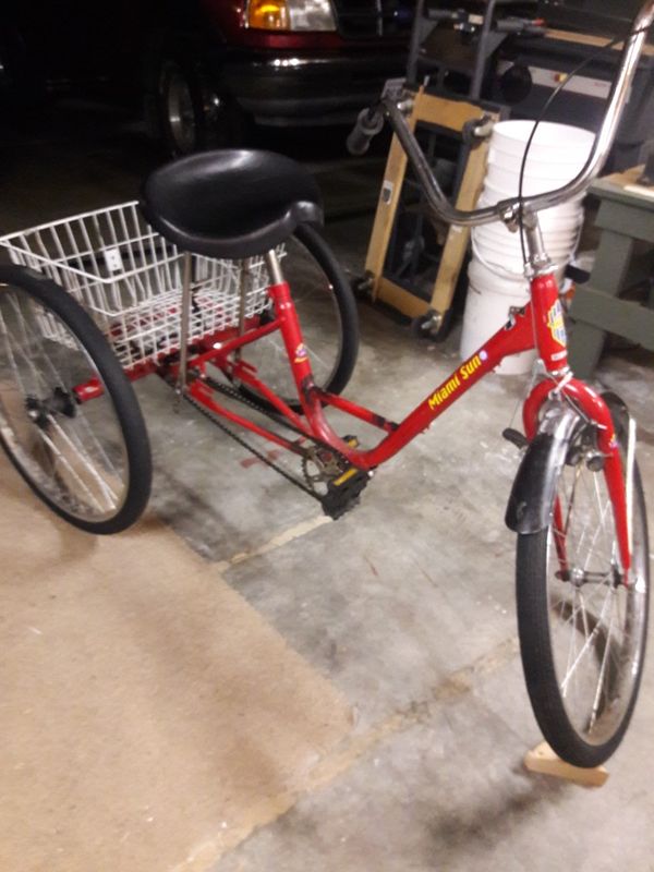 miami sun 3 wheel bike