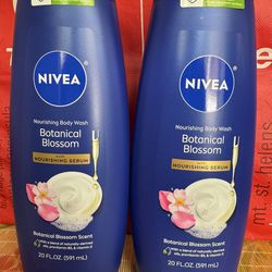 Nivea body wash - botanical blossom scent