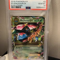 PSA 10 2016 M Venusaur EX 2/198