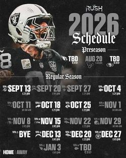 Raiders Season / Rams Season Seats Available