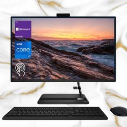 PRISTINE! LENOVO 27 INCH TOUCHSCREEN ALL IN ONE  i7 64GB RAM 2TB  SSD  COMPUTER 