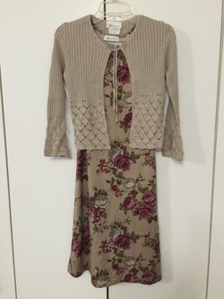 Girl 2piece dress size 7