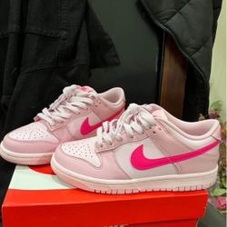 Triple pink dunks