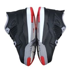 Air Jordan 4 Retro TD ‘Bred Reimagined’ BQ7670-006 Size 8C New