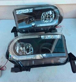 07-13 Toyota Tundra Sequoia LED DRL Headlights Luces Micas Calaveras Faros Faroles Focos Headlamps