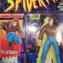 1994 Toybiz Marvel Legends Spiderman The Animated Series Peter Parker 