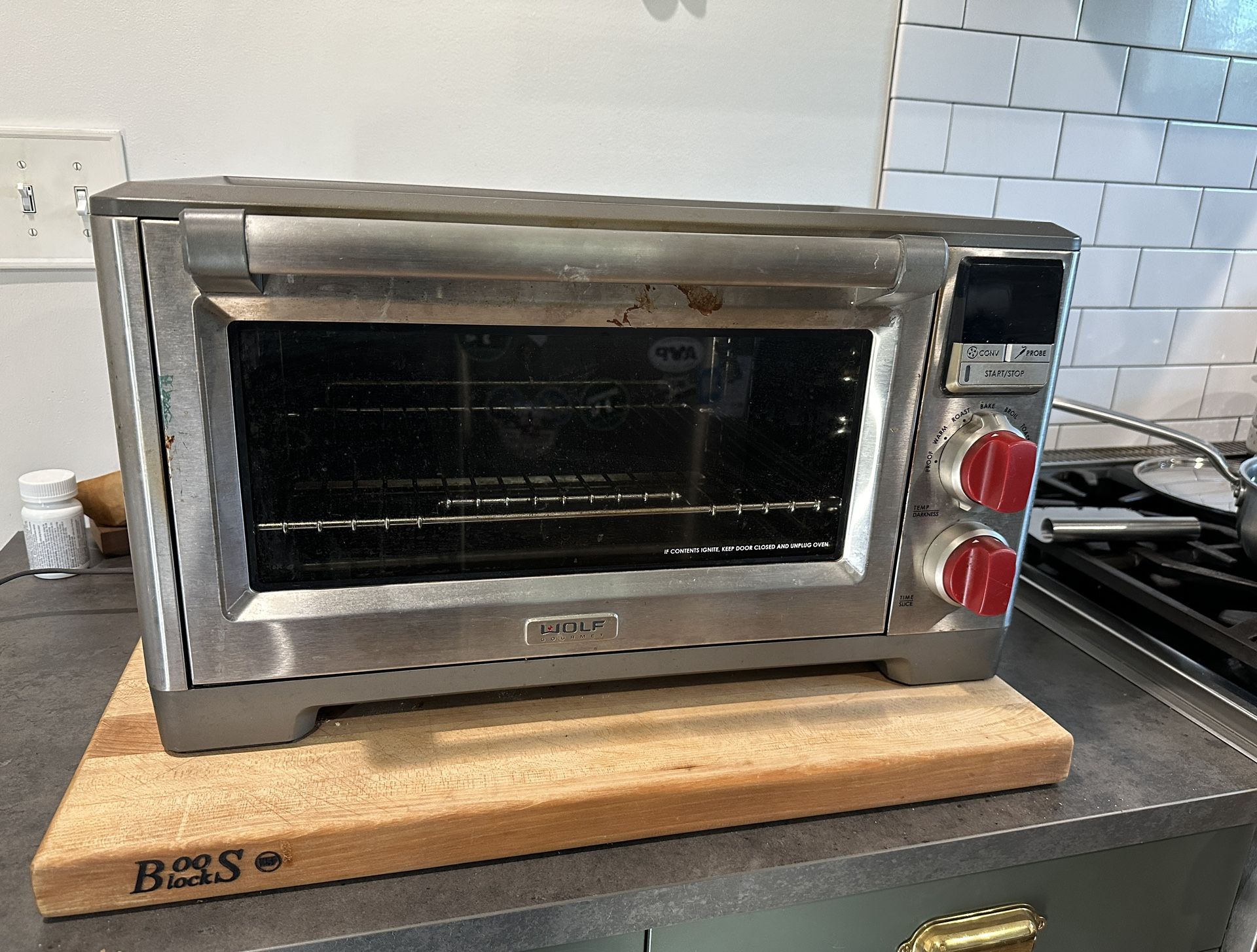 Wolf Gourmet WGCO100S Countertop Oven & Convection Used Stainless Steel