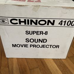 NEW! Chinon 4100 Super 8 Movie projector 