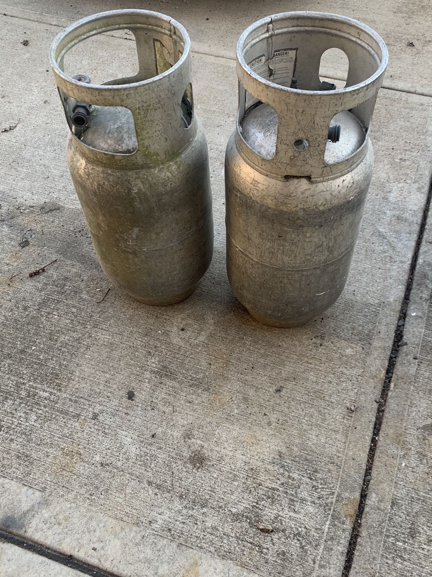 2 Forklift Propane Tanks (empty)