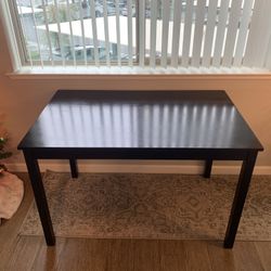 Black Dining Table Set