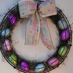 Easter Egg Wreath 