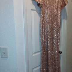 Rosegold Elegant Party Dress