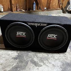 MTX Subwoofer With Amp 
