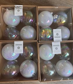 Shatter resistant Ornament Set – 4 Boxes