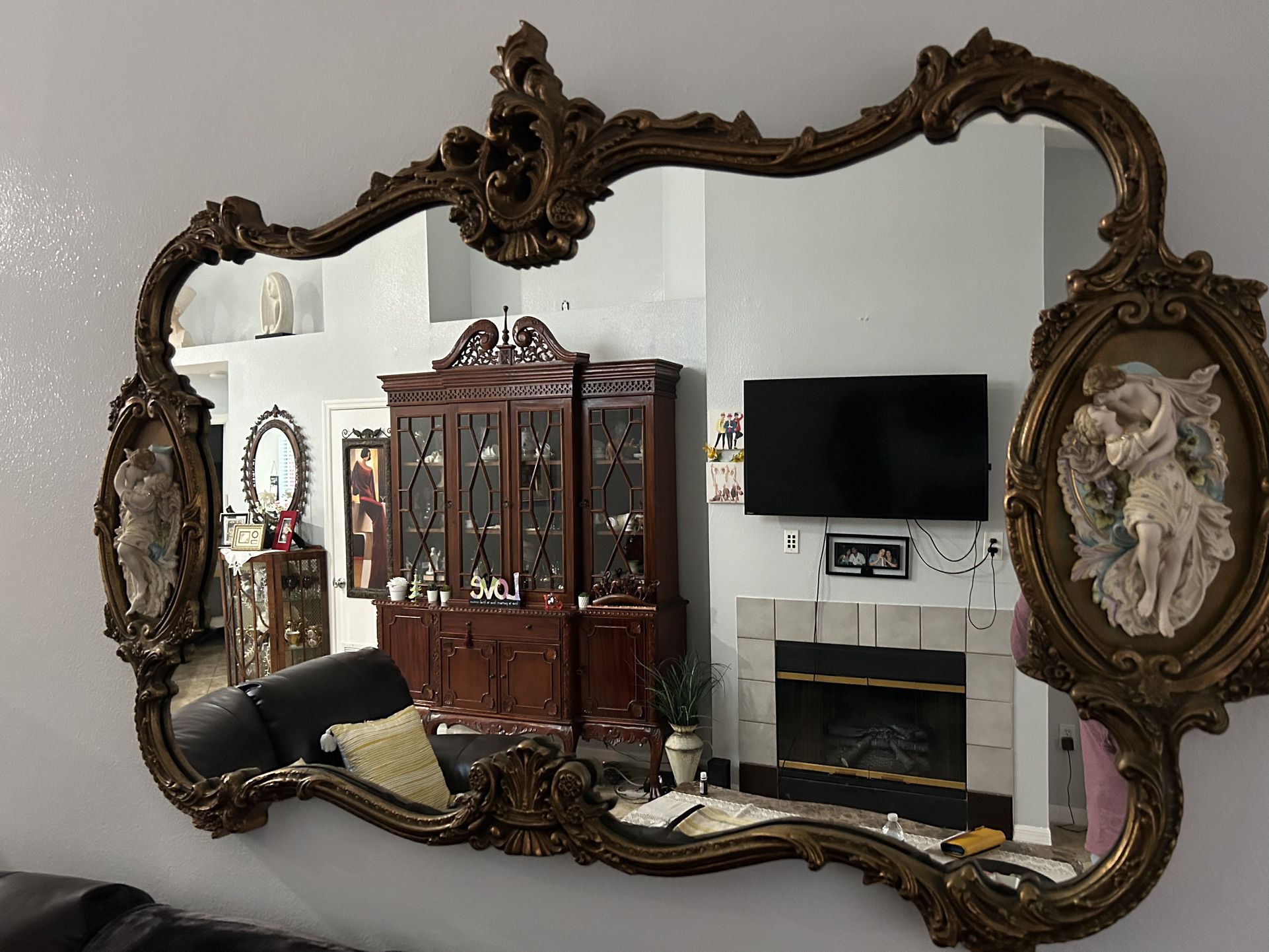 antique french rococo mirror,an Amazingly XL.