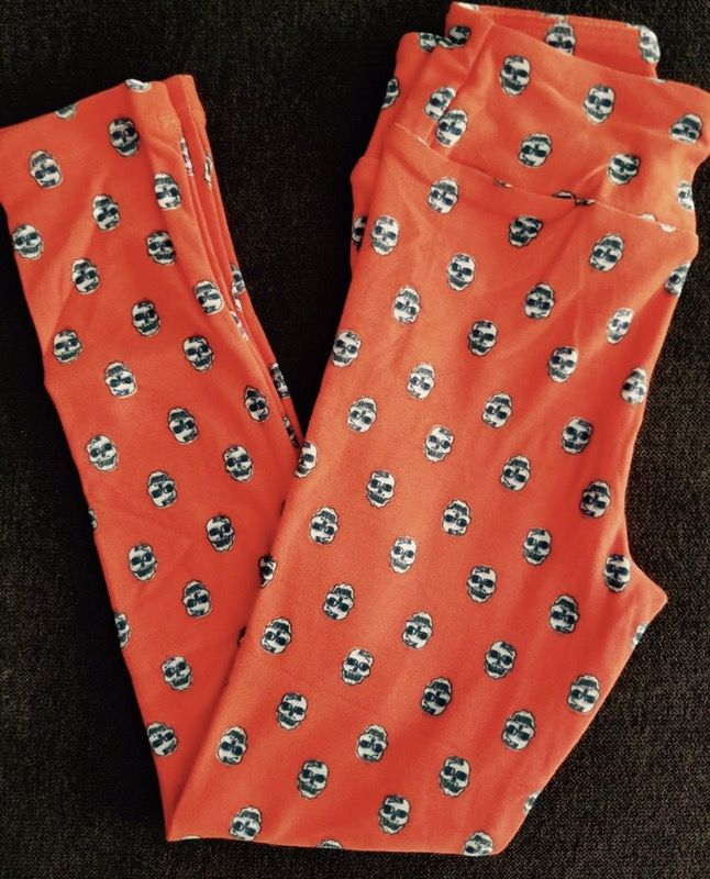 Lularoe Halloween leggings kids size S/m