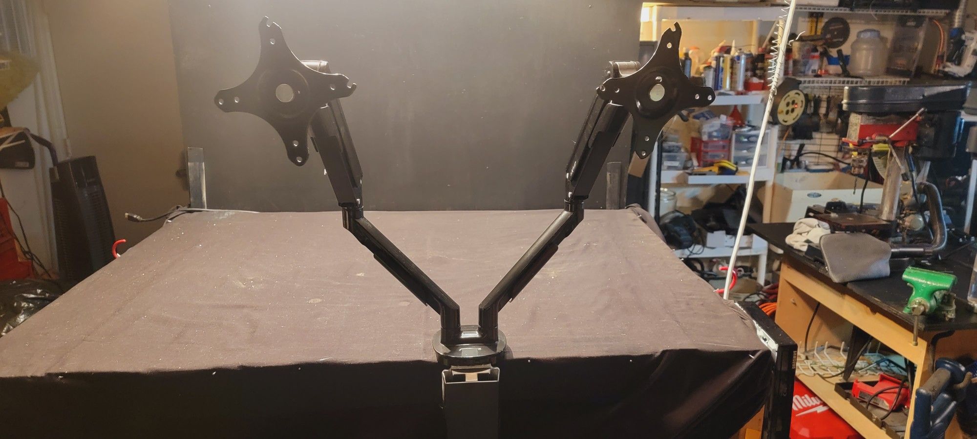 Dual Articulating Adjustable Monitor Desk Mounts 32"