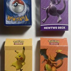 Lot of New Pokemon Cards from various Decks - NOTE: the opened decks have each had 2-5 cards removed, but are still full of rare and promo cards from