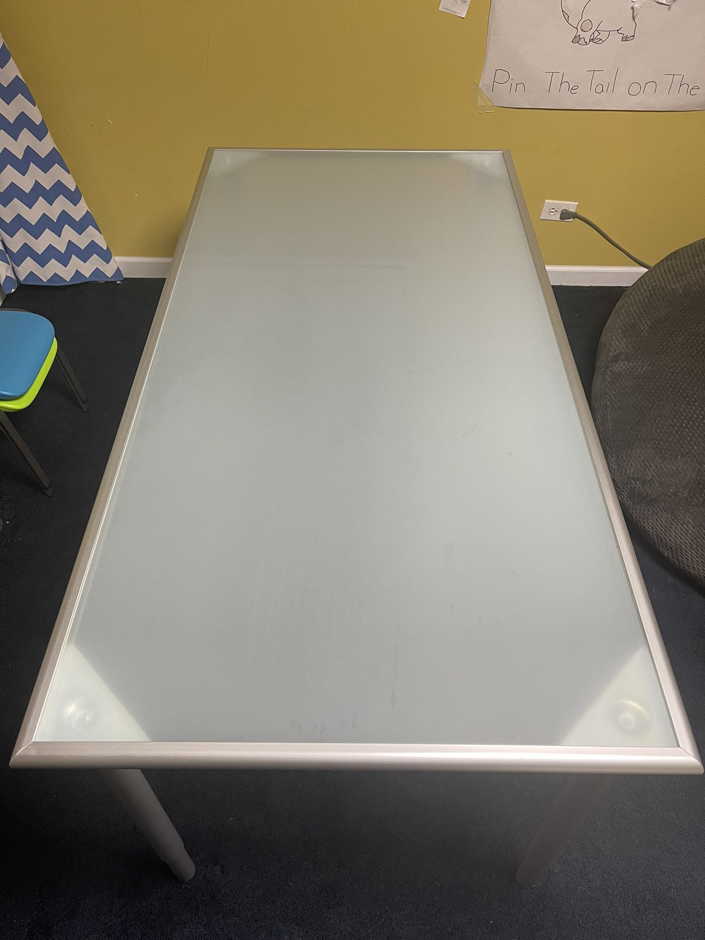 Frosted Glass Top IKEA Table/desk