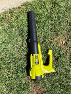 Ryobi blower with battery and charger