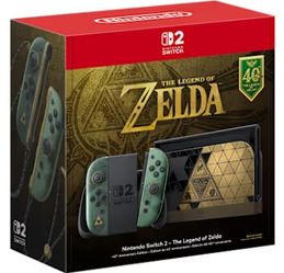 Nintendo Switch 2 The Legend of Zelda 40th Anniversary Edition