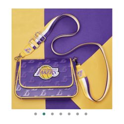 NBA Los Angeles Lakers Logo Crossbody Bag