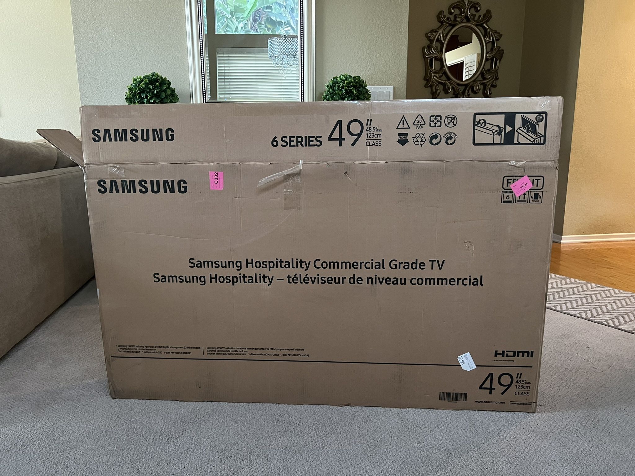 49in Samsung Tv (Commercial Grade)