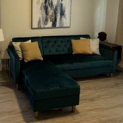 Emerald Green Couch 