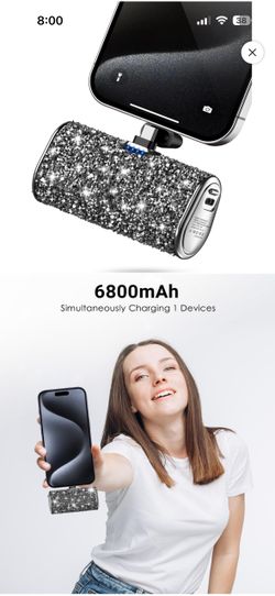 Bling 6800mAh Portable Power Bank