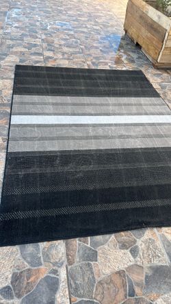 Carpet  black , grey & white