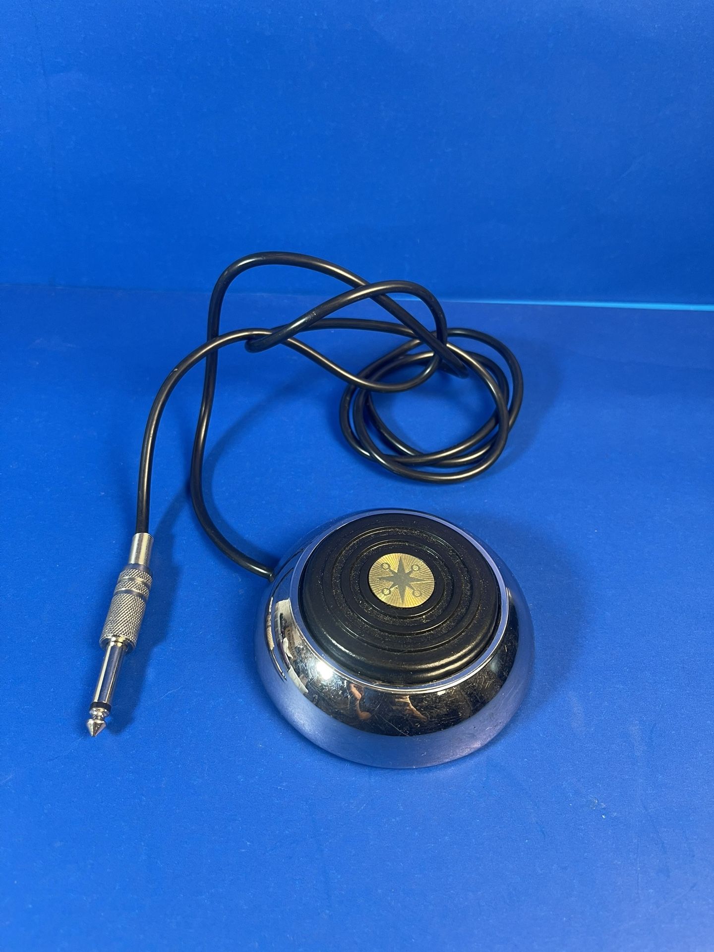 360 Degree Tattoo Pedal - Round Stainless Steel Tattoo Foot Pedal