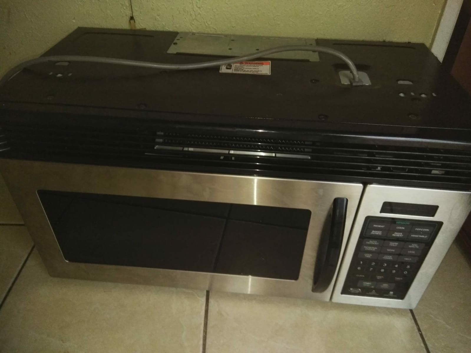 Stainless steel microwave