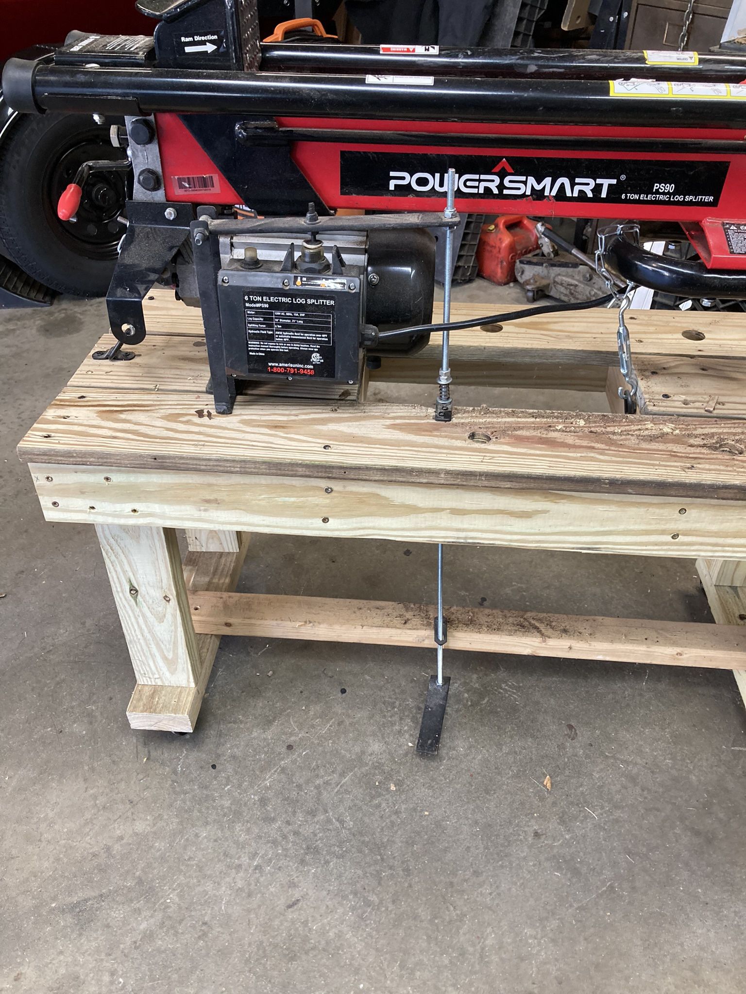 Electric Log Splitter