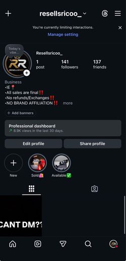 Follow the Instagram support small business barely starting to resell young hustler 🙏  Dm me if you wanna get right or if you have any questions