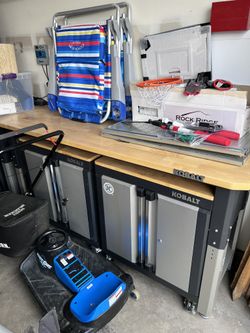 Kobalt Storage Cabinets, Workbench, & Under Cabinets