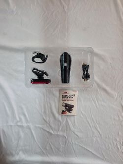 LED Bike Light Set Front and Rear