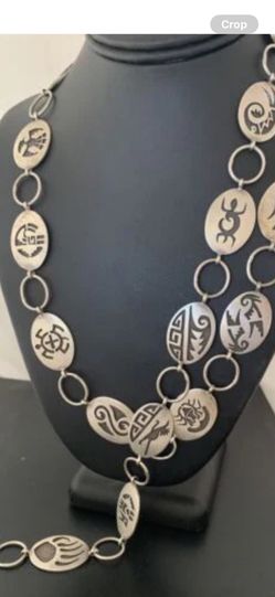 Silver Hopi Native  American Belt