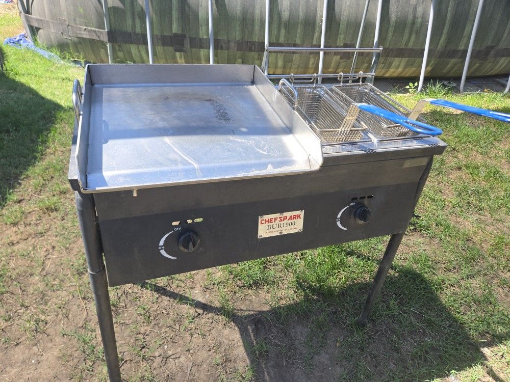 Fryer Griddle Warmer 3 in 1