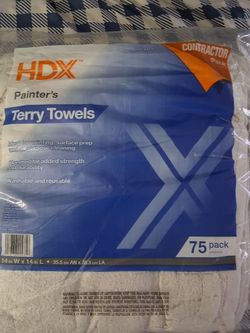 New hdx contractor painters  towels 75pack