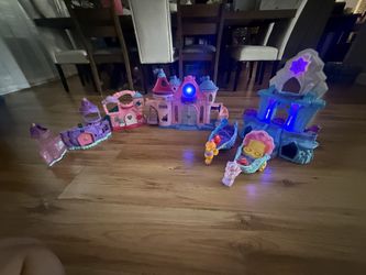 Little People, Princess House , Frozen House , Ariel Cars, Rapunzel House... $60.00