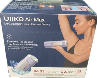 Ulike Ice Cooling Air Max At-Home IPL HairRemoval Device Item (contact info removed)