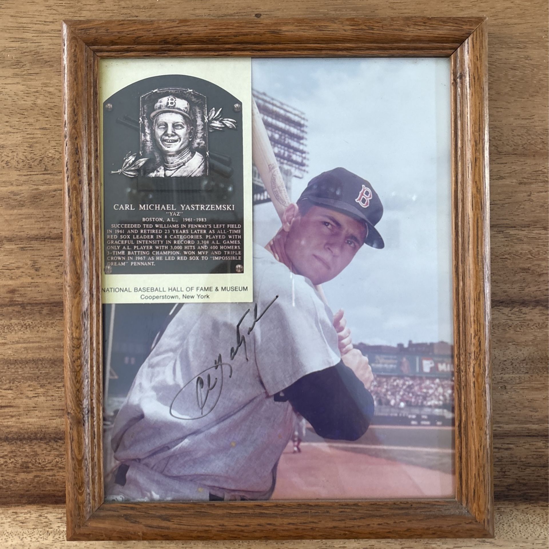 Carl Yastrzemski Signed Photo